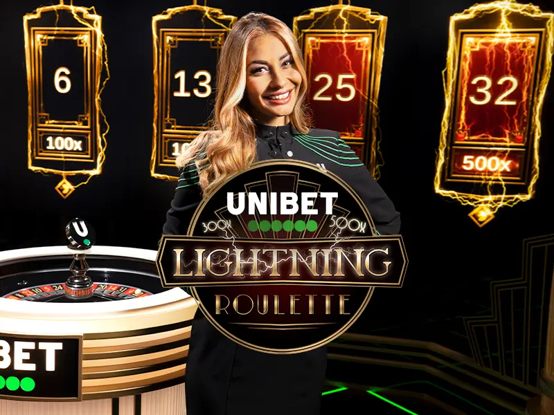 Trò chơi Unibet Lightning Roulette